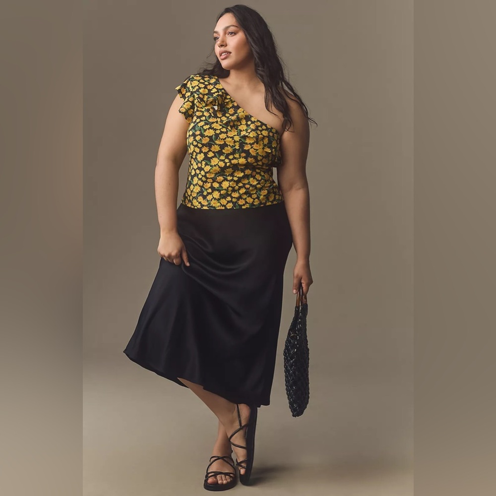 Maeve One-Shoulder Ruffled Top - Picture 6 of 12